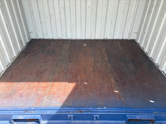 【福岡】中古10ftドライスチールコンテナ※ブルー塗装済み　（TKCU4711）