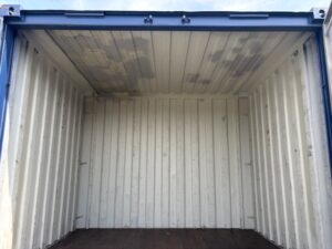 【福岡】中古10ftドライスチールコンテナ※ブルー塗装済み　（TKCU4711）