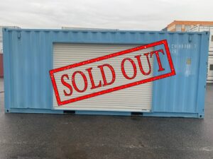 【神戸】中古20FT ドライスチールコンテナ 左パネル3mシャッター付き TKCU1403087