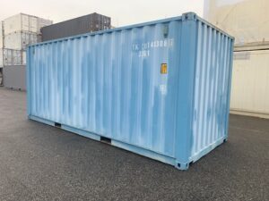 【神戸】中古20FT ドライスチールコンテナ 左パネル3mシャッター付き TKCU1403087
