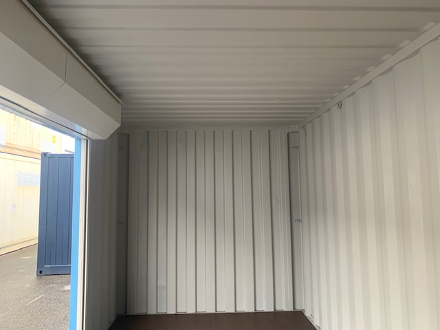 【神戸】中古20FT ドライスチールコンテナ 左パネル3mシャッター付き TKCU1403087