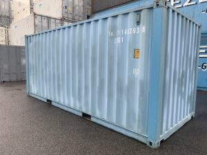 【神戸】中古20FT ドライスチールコンテナ 左パネル3mシャッター付き TKCU1402938