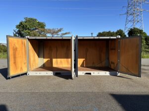 【北陸】中古20ft ドライスチールコンテナ（サイドオープン仕様）