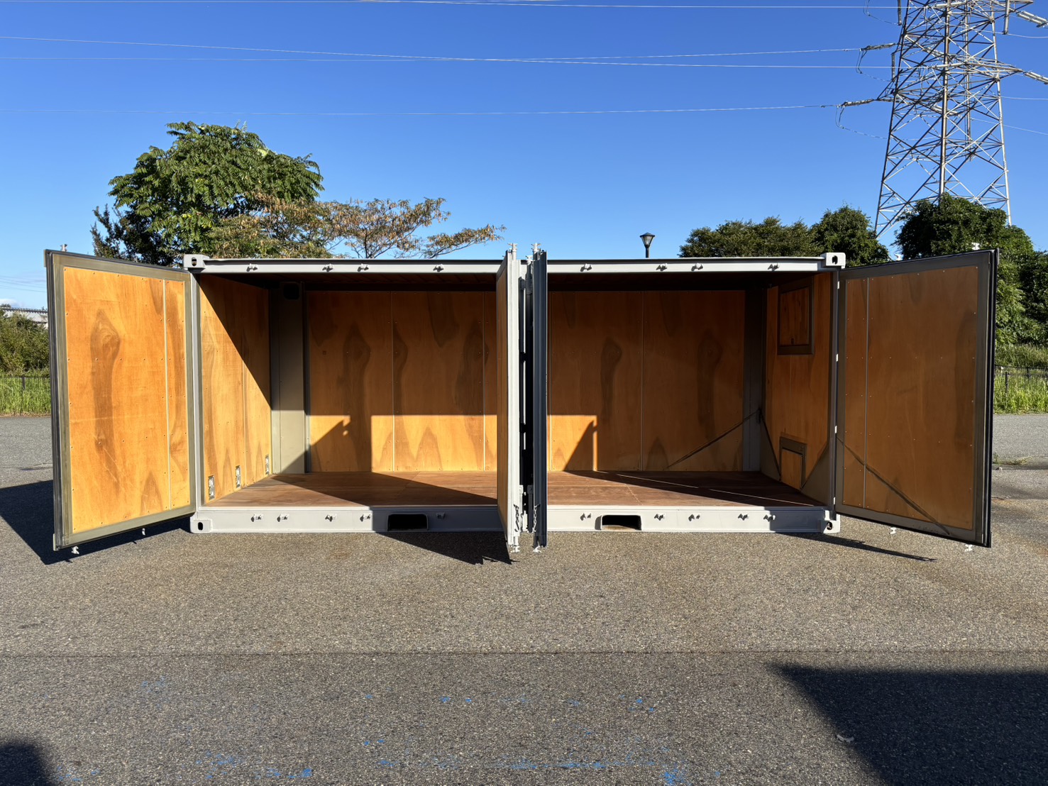 【北陸】中古20ft ドライスチールコンテナ（サイドオープン仕様）