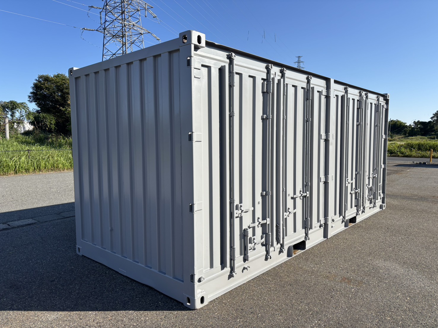 【北陸】中古20ft ドライスチールコンテナ（サイドオープン仕様）