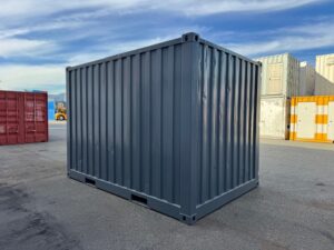 【神戸】中古12FT ドライスチールコンテナ シャッター付き、グレー塗装　3台在庫あり！