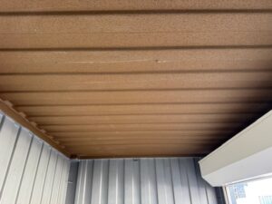 【神戸】中古12FT ドライスチールコンテナ シャッター付き、グレー塗装　3台在庫あり！