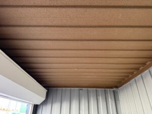 【神戸】中古12FT ドライスチールコンテナ シャッター付き、グレー塗装　3台在庫あり！