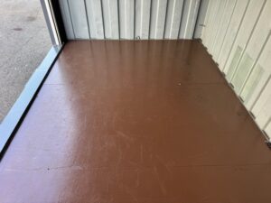 【神戸】中古12FT ドライスチールコンテナ シャッター付き、グレー塗装　3台在庫あり！