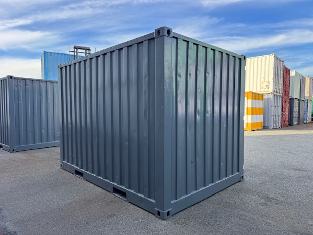 【神戸】中古12FT ドライスチールコンテナ シャッター付き、グレー塗装　3台在庫あり！