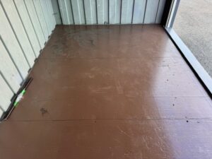 【神戸】中古12FT ドライスチールコンテナ シャッター付き、グレー塗装　3台在庫あり！