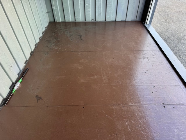 【神戸】中古12FT ドライスチールコンテナ シャッター付き、グレー塗装　3台在庫あり！