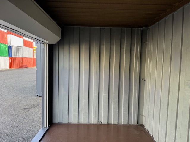 【神戸】中古12FT ドライスチールコンテナ シャッター付き、グレー塗装　3台在庫あり！