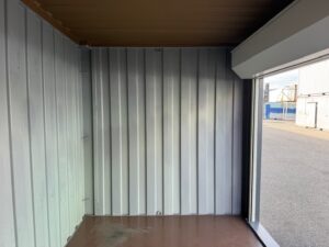 【神戸】中古12FT ドライスチールコンテナ シャッター付き、グレー塗装　3台在庫あり！