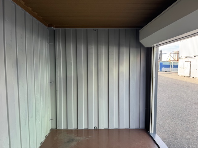 【神戸】中古12FT ドライスチールコンテナ シャッター付き、グレー塗装　3台在庫あり！