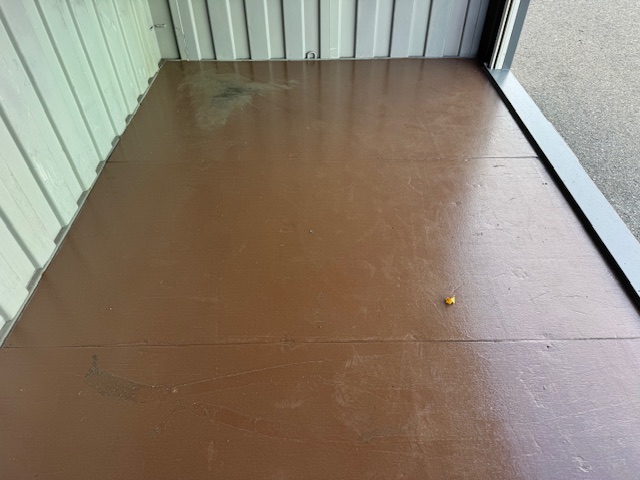 【神戸】中古12FT ドライスチールコンテナ シャッター付き、グレー塗装　3台在庫あり！