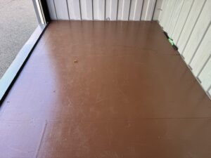 【神戸】中古12FT ドライスチールコンテナ シャッター付き、グレー塗装　3台在庫あり！