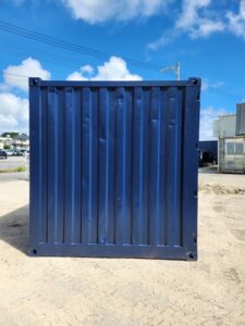 【沖縄】中古10FTドライスチールコンテナ　TKCU149　外装紺色塗装済み