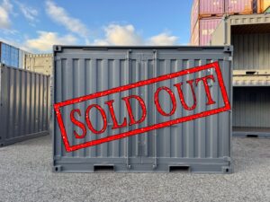 【神戸】中古12FT ドライスチールコンテナ　グレー塗装　TKCU99Y126