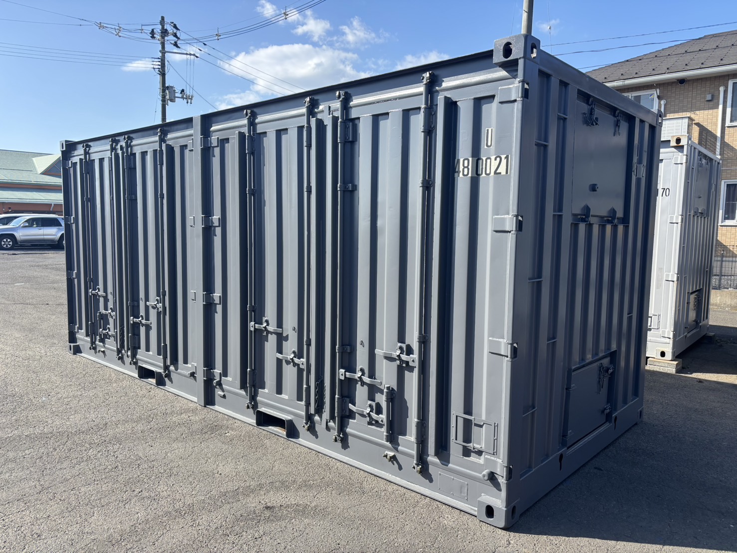 【東北】中古20ft　サイドオープンコンテナ【U480021】