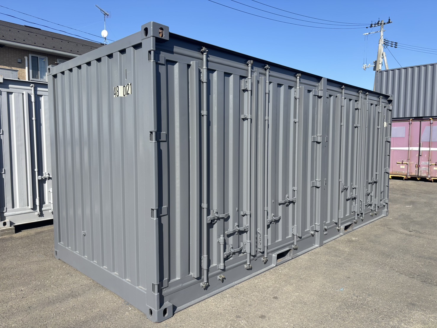 【東北】中古20ft　サイドオープンコンテナ【U480021】