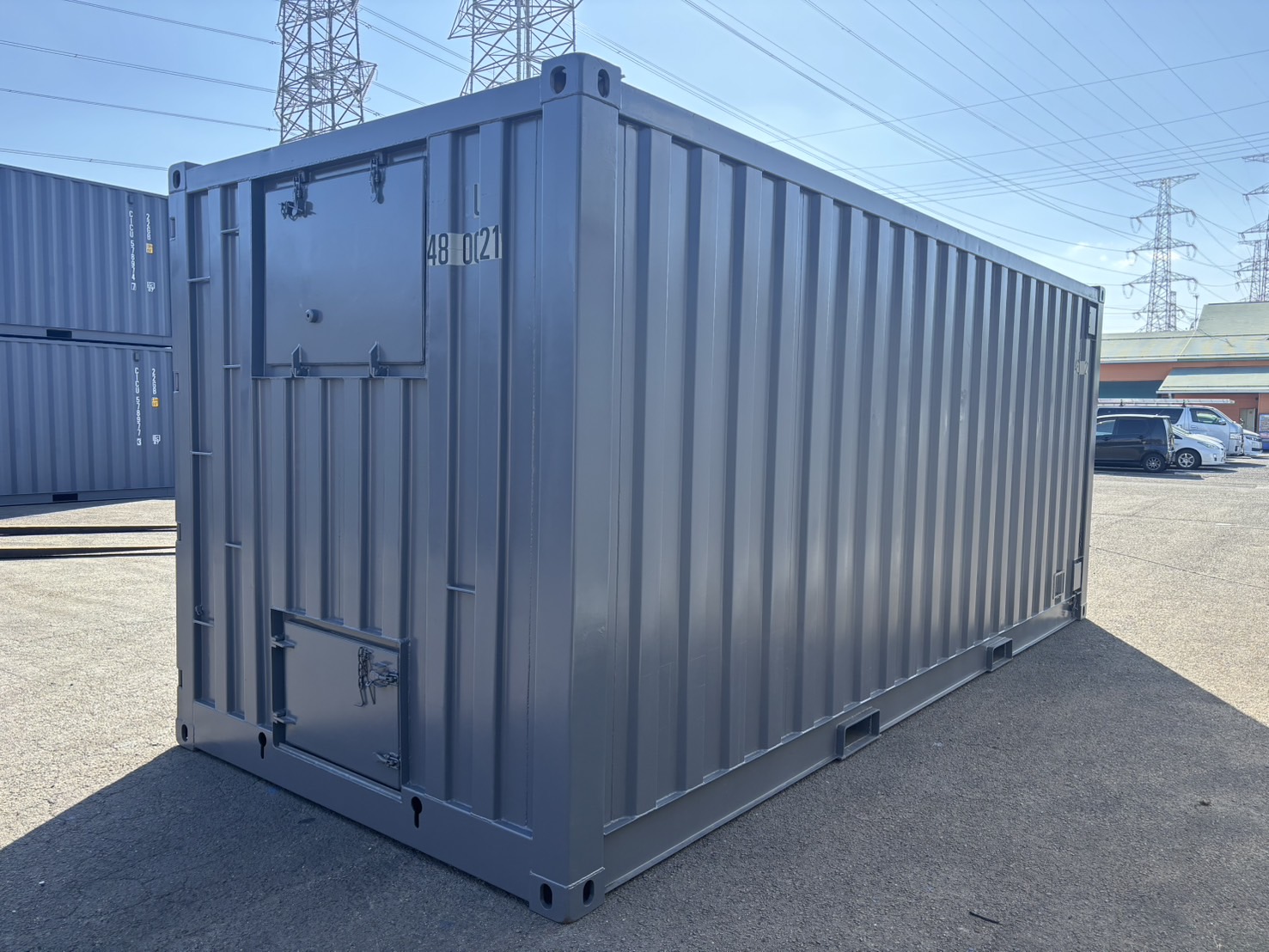 【東北】中古20ft　サイドオープンコンテナ【U480021】