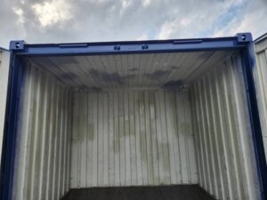 【沖縄】中古10FTドライスチールコンテナ　TKCU044　外装紺色塗装済み