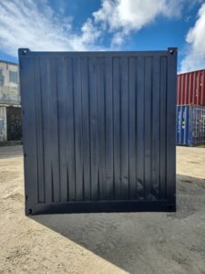 【沖縄】中古10FTドライスチールコンテナ　TKCU149　外装紺色塗装済み