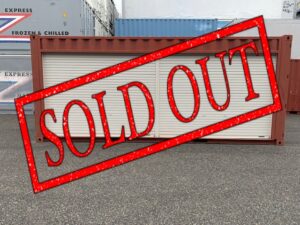 【神戸】中古20FT ドライスチールコンテナ 左ネルフルシャッター付き TKCU9622990