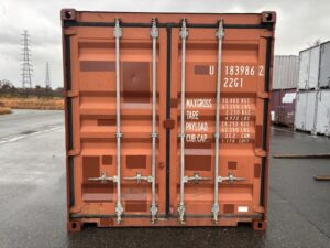 【北陸】中古20ft ドライスチールコンテナ（未塗装）