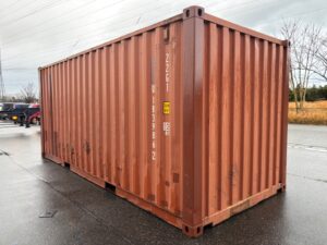 【北陸】中古20ft ドライスチールコンテナ（未塗装）