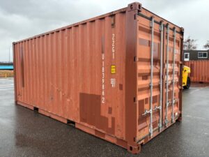 【北陸】中古20ft ドライスチールコンテナ（未塗装）