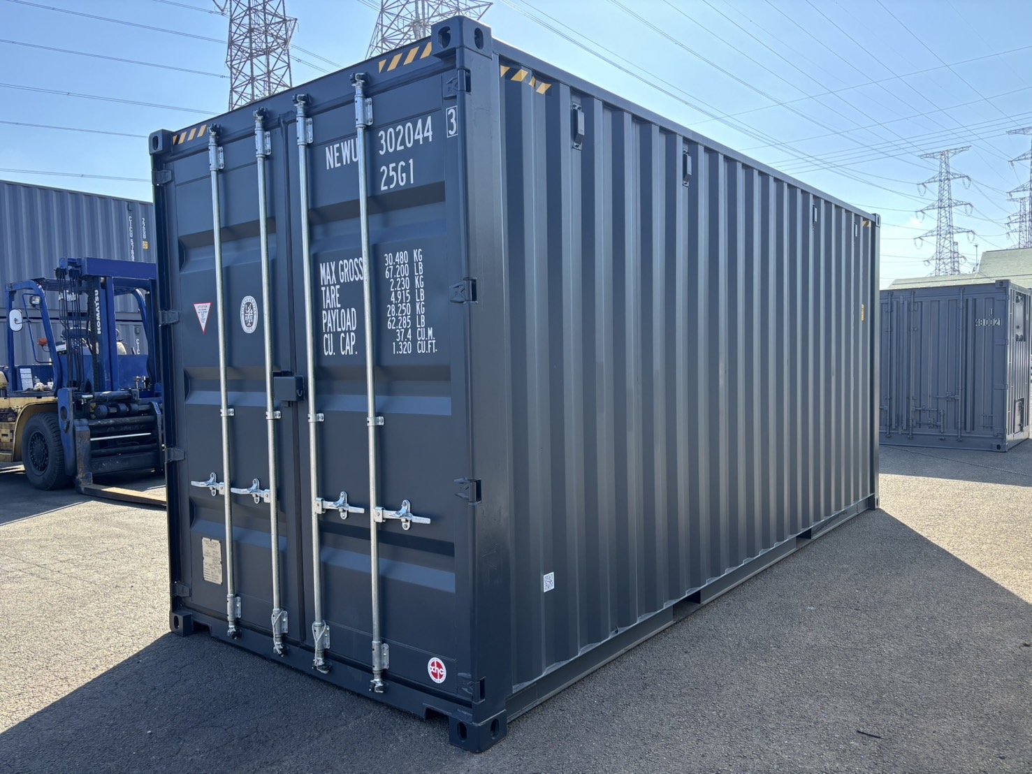 【東北】新造20ftHC(背高)　ドライスチールコンテナ【NEWU3020443】