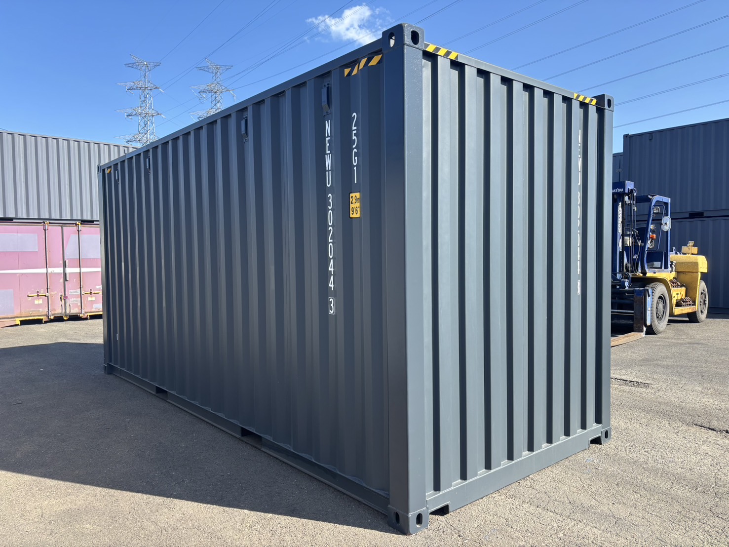 【東北】新造20ftHC(背高)　ドライスチールコンテナ【NEWU3020443】