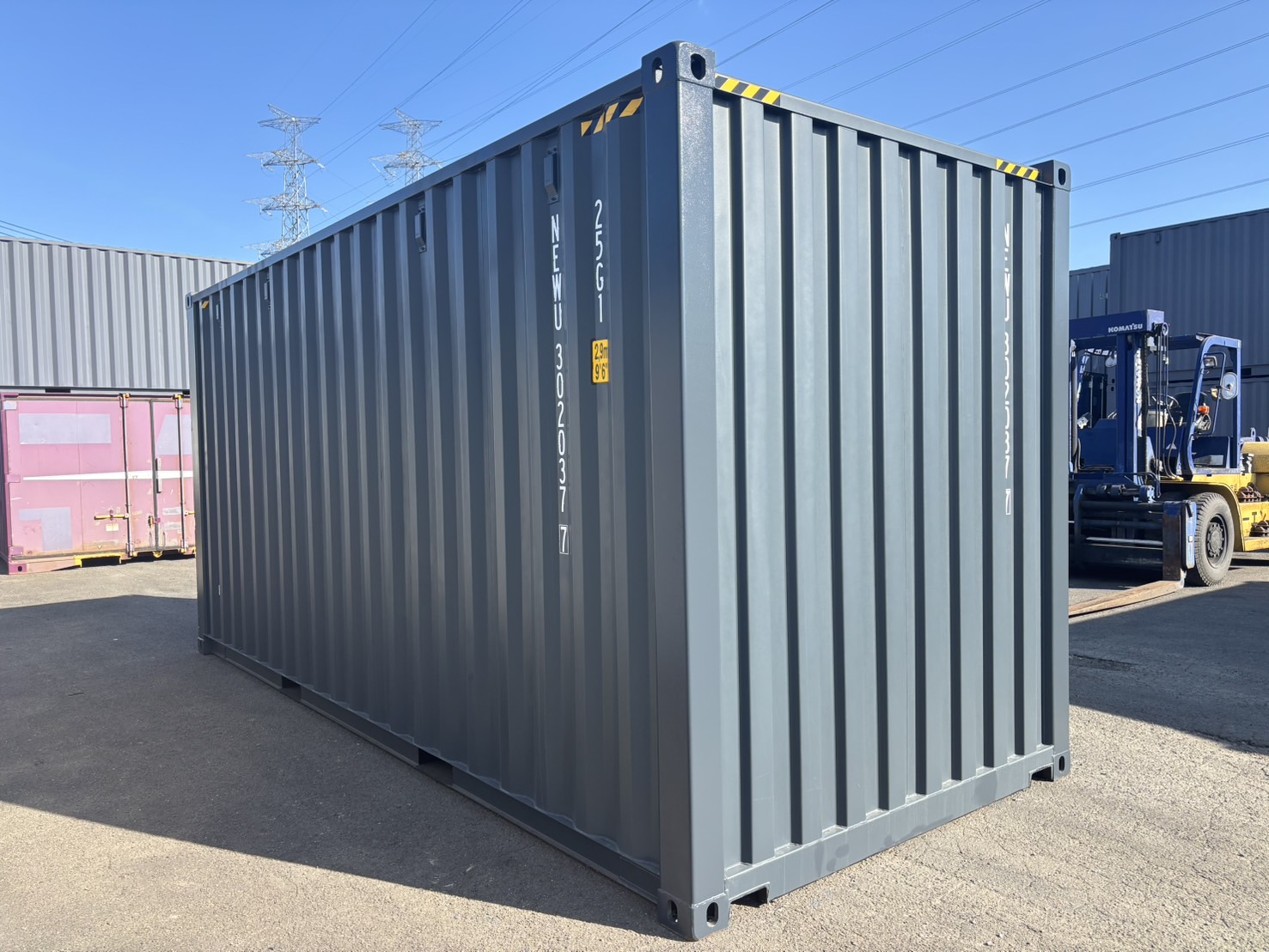 【東北】新造20ftHC(背高)　ドライスチールコンテナ【NEWU3020377】