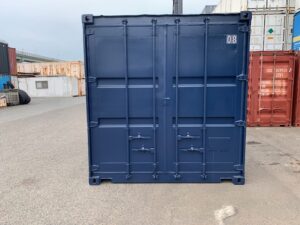 【神戸】中古12FT ドライスチールコンテナ(妻側ドア）　NO.08