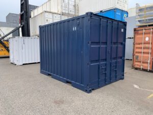 【神戸】中古12FT ドライスチールコンテナ(妻側ドア）　NO.08