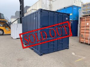 【神戸】中古12FT ドライスチールコンテナ(妻側ドア）　NO.08