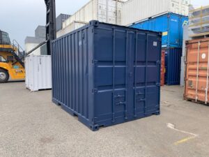 【神戸】中古12FT ドライスチールコンテナ(妻側ドア）　NO.08