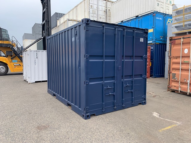 【神戸】中古12FT ドライスチールコンテナ(妻側ドア）　NO.08