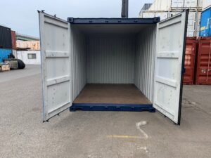 【神戸】中古12FT ドライスチールコンテナ(妻側ドア）　NO.08