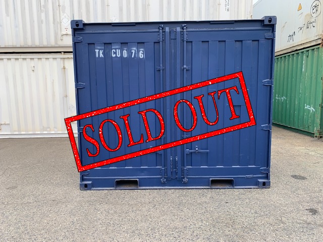 【神戸】中古10FT ドライスチールコンテナ　No.076