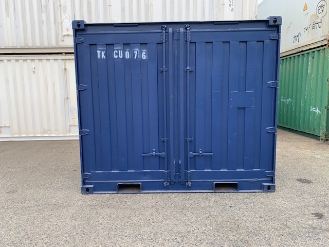 【神戸】中古10FT ドライスチールコンテナ　No.076