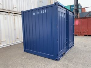 【神戸】中古10FT ドライスチールコンテナ　No.076