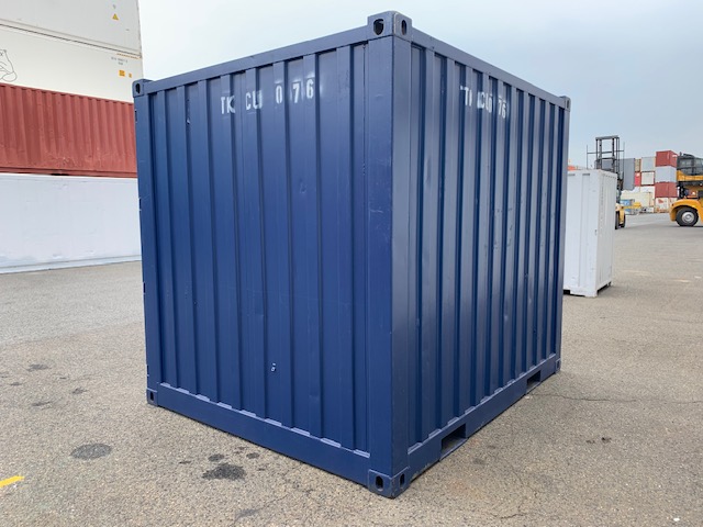 【神戸】中古10FT ドライスチールコンテナ　No.076