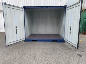 【神戸】中古10FT ドライスチールコンテナ　No.076