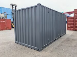 中古20ftレンタルボックス 3ドア仕様　グレー塗装済み NO.1203223