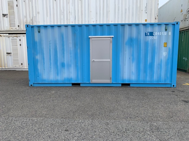 【神戸】中古20FT ドライスチールコンテナ 片開きドア付き　TKCU1401206