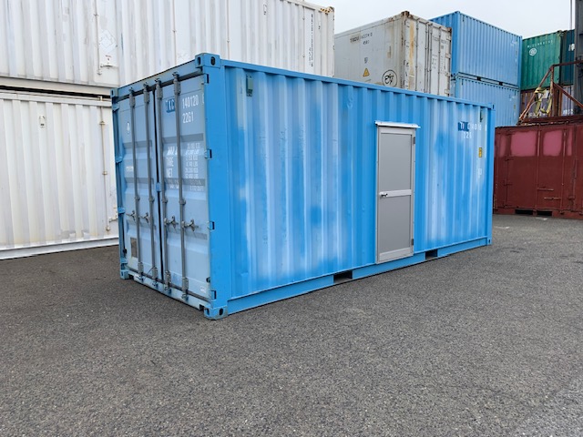 【神戸】中古20FT ドライスチールコンテナ 片開きドア付き　TKCU1401206