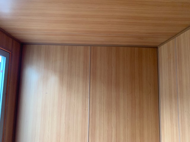 中古20ftレンタルボックス 2ドア仕様(バイク用）　グレー塗装済み NO.2012162